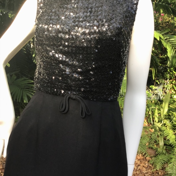 Vintage 1950s cocktail Dress - Picture 3 of 13